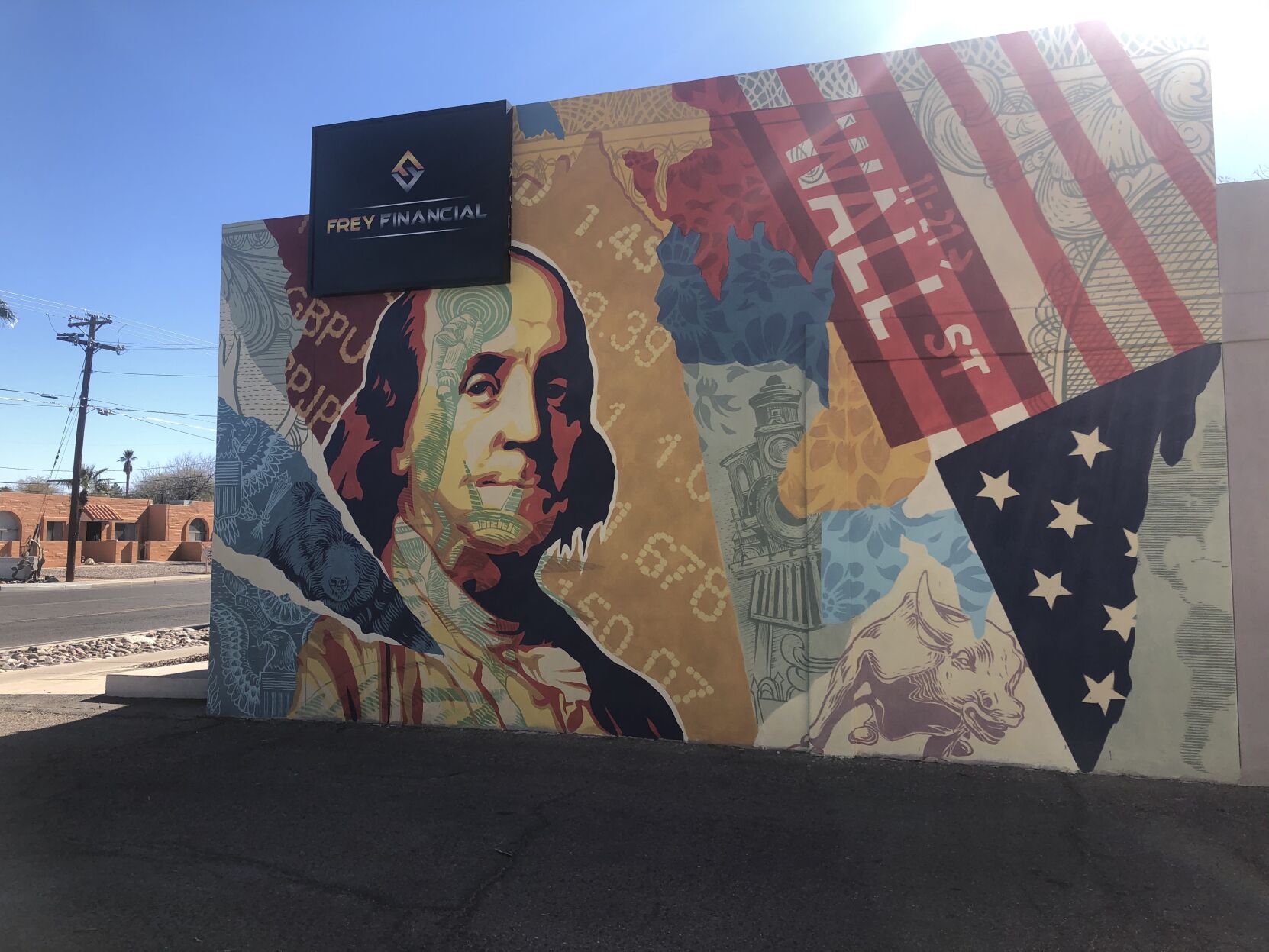 Ben Franklin mural
